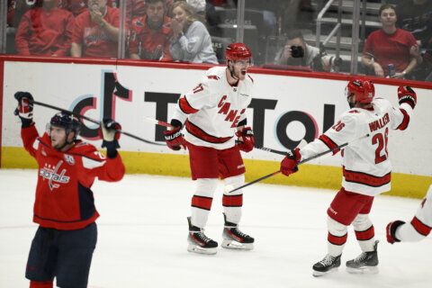 Svechnikov breaks late tie as Hurricanes beat Capitals 3-1 to reach Eastern Conference final